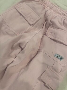 Pink Pro club womens sweatpants fleece cargo
